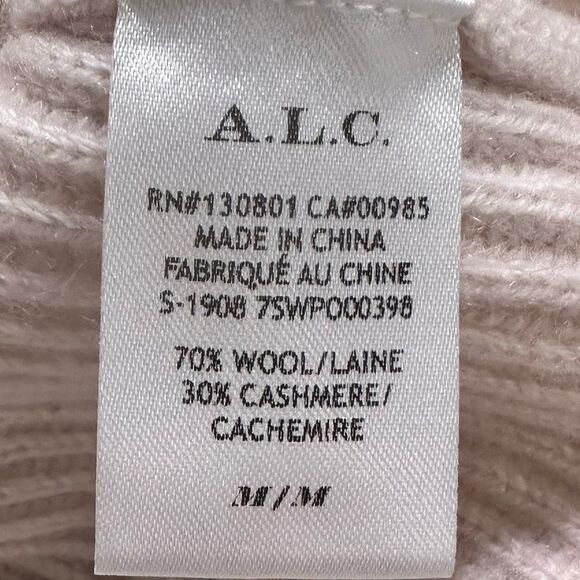 A.L.C. Ribbed Cashmere and Wool Sweater - Picture 4 of 5
